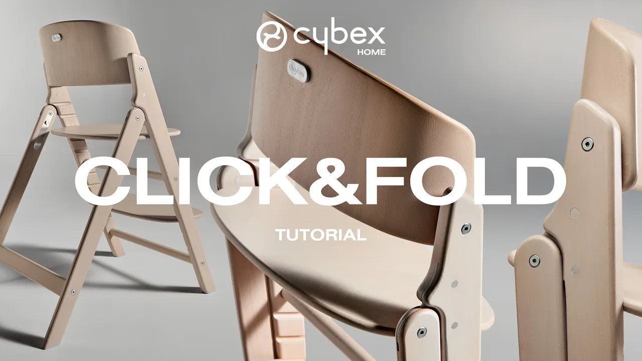 Cybex Click & Fold Video Youtube tutorial, instrukcja oraz proces składania