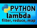 Lambda Functions in Python Python lambda Anonymous Functions filter map reduce