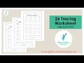 Tracing Capital Letters Learn How to Write letters Easy-to-Follow Worksheets