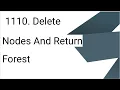 Delete Nodes And Return Forest Leetcode 1110
