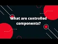 React interview questions in Hindi What are controlled components
