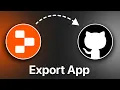 Export Replit App To GitHub Repository