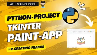 Creating Frames in tkinter window Python Project Paint App - 2