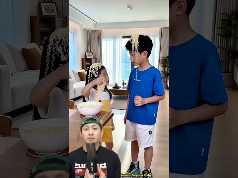KAKAK KAGET RAMBUT ADIK BERUBAH JADI MIE‼️🤯😱@SabKhuchShorts_7 #remix #dubbing #trending