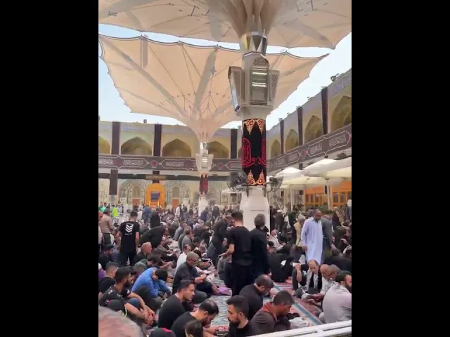النجف الاشرف قبيل  ايام الاربعينية