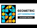 Geometric Art Generator Javascript Project With Source Code