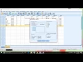 Frequency Tables SPSS