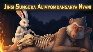 hadhithi tamu jinsi isuro sungura alivyomdanganya gudu nyani hadithi za kiswahili
