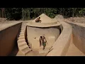 100 Days How I Built 10M Dollars Underground White House and Swimming Pool with a Water Slide Park