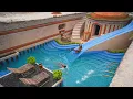 Download Lagu 100 Days How I Built 10M Dollars Underground White House and Swimming Pool with a Water Slide Park