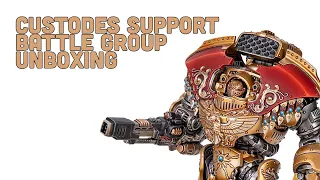 Custodes Support Battle Group Unboxing and Review - Warhammer The Horus Heresy