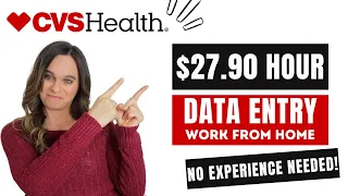 CVS Health Up To 27 90 Hour With NO EXPERIENCE Needed DATA ENTRY Operator Work From Home Job
