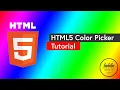 HTML5 Color Picker Tutorial