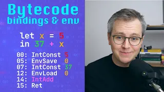 Writing a compiler Bytecode and let-bindings