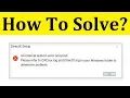 Fix DXError log and DirectX log An Internal System Error Occurred Windows 7