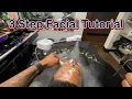 3 STEP EFFECTIVE FACIAL TREATMENT BARBER TUTORIAL