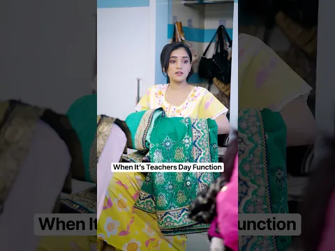 When It’s Teachers Day Function in School | Indian Mom | Maa Beti