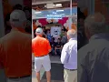 The Dunkin Mascot visits Lakeland