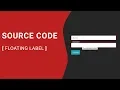 Bootstrap 4 form with floating label Source Code