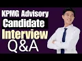 KPMG Advisory Candidate Interview Questions and Answers Must Watch Before Your Interview