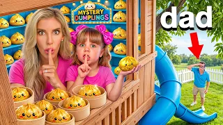 Mom Secretly Opens DUMPLING Store In Daughter's TREEHOUSE