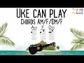 Uke can play - Chords Dm Ukulele Chord play along
