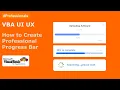 VBA UI UX-14 Advanced VBA Progress Bars for Office applications