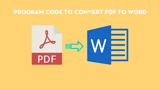 Python Programming Tutorial Building a PDF to Word Converter