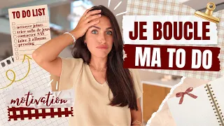 Je fais TOUT ce que je repousse depuis des mois