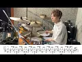 【ヨルシカ】斜陽-叩いてみた【ドラム楽譜付き】(Setting Sun/Yorushika)【DrumCover】