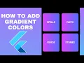 Flutter GRADIENT Color Tutorial EasyFlutter