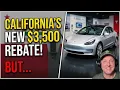 California Just Launched a New 3 500 EV Discount But Tesla is Mad
