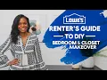 Renter s Guide to DIY Bedroom Closet Episode 1