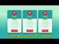 Awesome responsive pricing table using only HTML and CSS - make pricing table