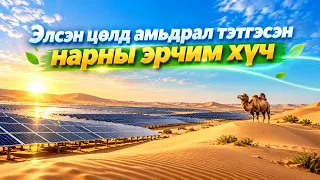 Элсэн цөлд амьдрал тэтгэсэн нарны эрчим хүч
