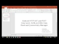 Android Http GET And POST