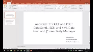 Android Http GET And POST