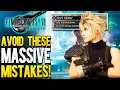 Final Fantasy 7 Rebirth - 15 Huge Mistakes That Will Ruin Your Game FF7 Rebirth Tips Tricks