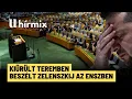 Download Lagu Zelenszkij egy kiürült teremben beszélt az ENSZ-ben - Hírmix