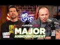MAJOR ANNOUNCEMENT The Future of Rumble Live Louder with Crowder