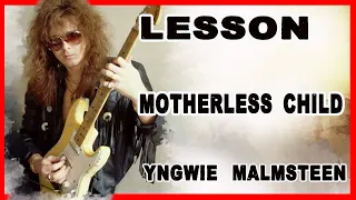 Download Motherless child - solo lesson ( Yngwie Malmsteen ) MP3