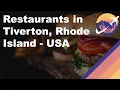 Restaurants in Tiverton Rhode Island - USA