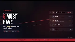 Angular VS Code Extensions 5 You MUST Install 2025