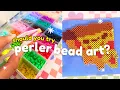 SHOULD YOU TRY PERLER BEAD ART trying cozy hobbies