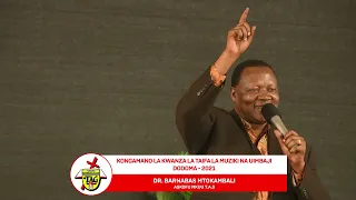 UAMSHO KATIKA SIFA NA KUABUDU ASKOFU MKUU DR BARNABAS MTOKAMBALI 