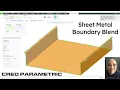 Download Lagu Creo Parametric - Sheet Metal - Boundary Blend Wall