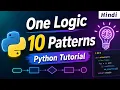 Logic 10 Pattern Printing Program Python Tutorial