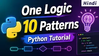 Logic 10 Pattern Printing Program Python Tutorial