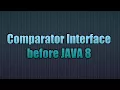 Comparator before java8