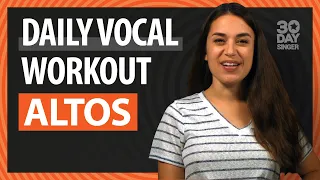 Download Daily Vocal Workout for Alto Singers | 30 Day Singer MP3